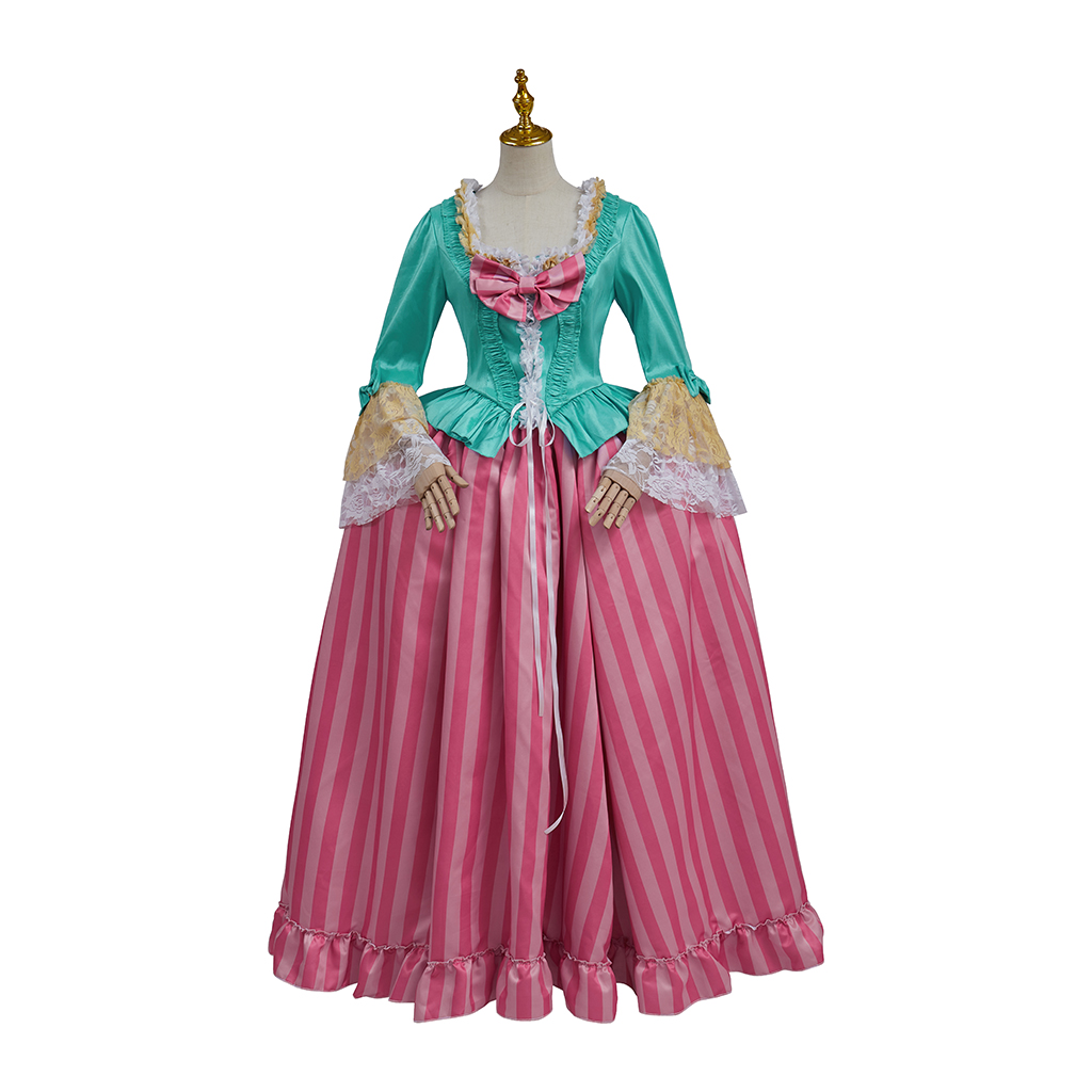 Medieval Renaissance Dress Women - マリー・アントワネット レディース ロココ バロック ボールガウン 中世