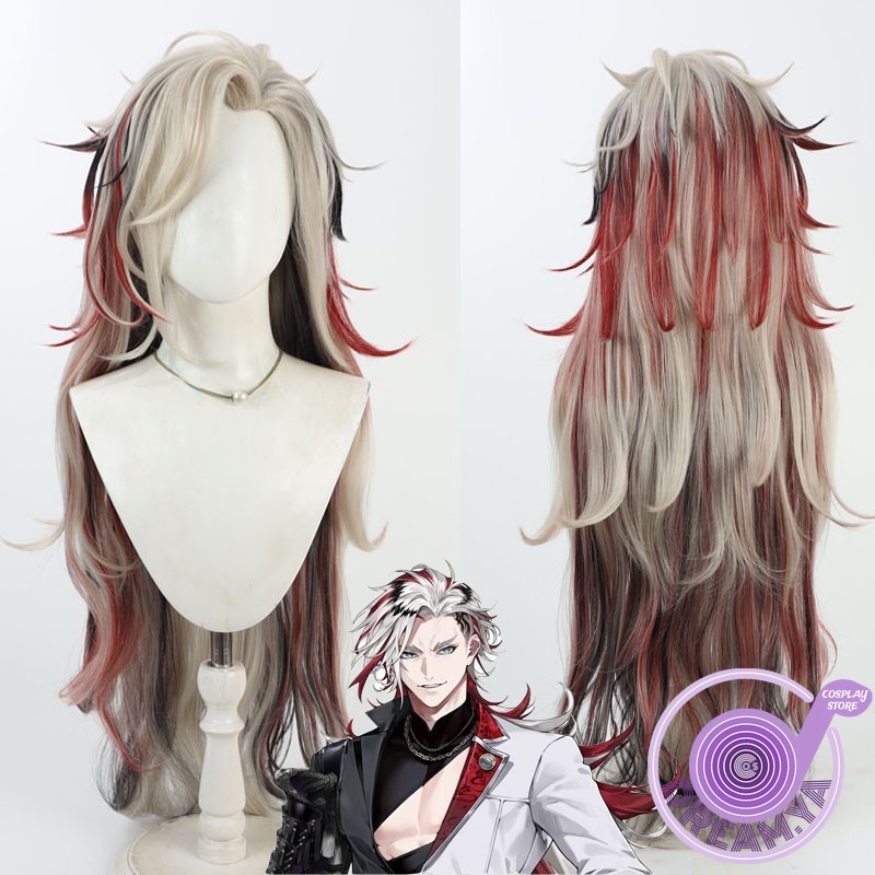 Anime Cosplay Wig Heat Resistant - 刀剣乱舞 コスプレウィッグ 混合ロング人工毛 耐熱 ハロウィン ロールプレイ
