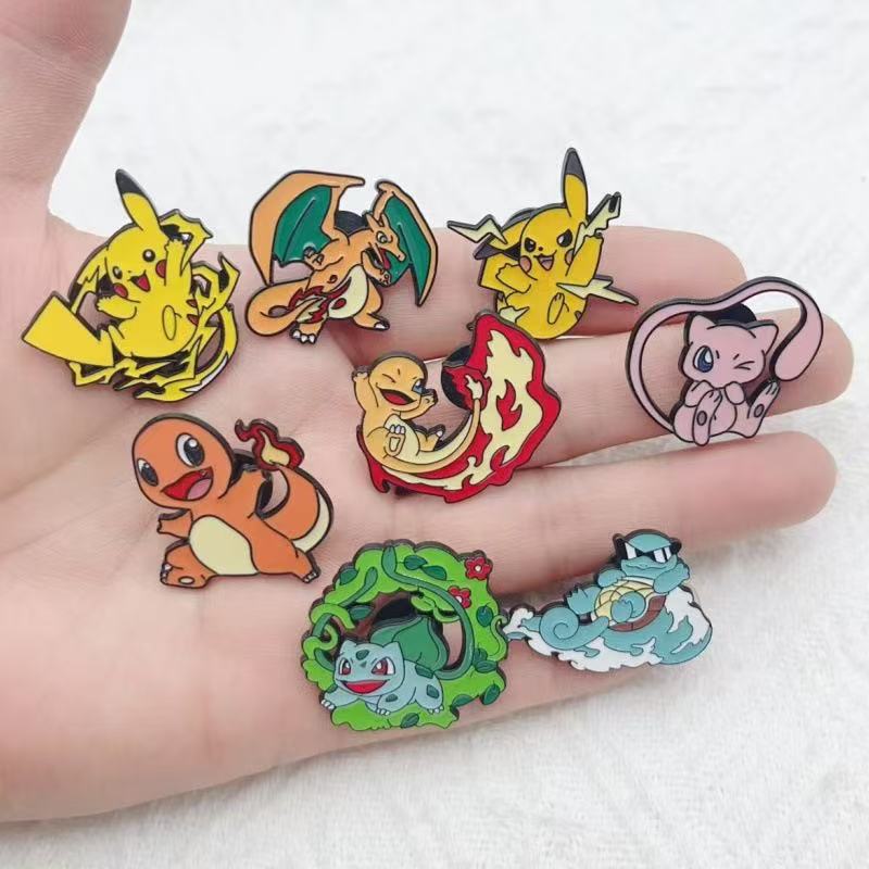Novelty Gifts - 8個入り合金製ドリップオイル漫画ベビー周辺ブローチバッジ、ギフトに最適です。