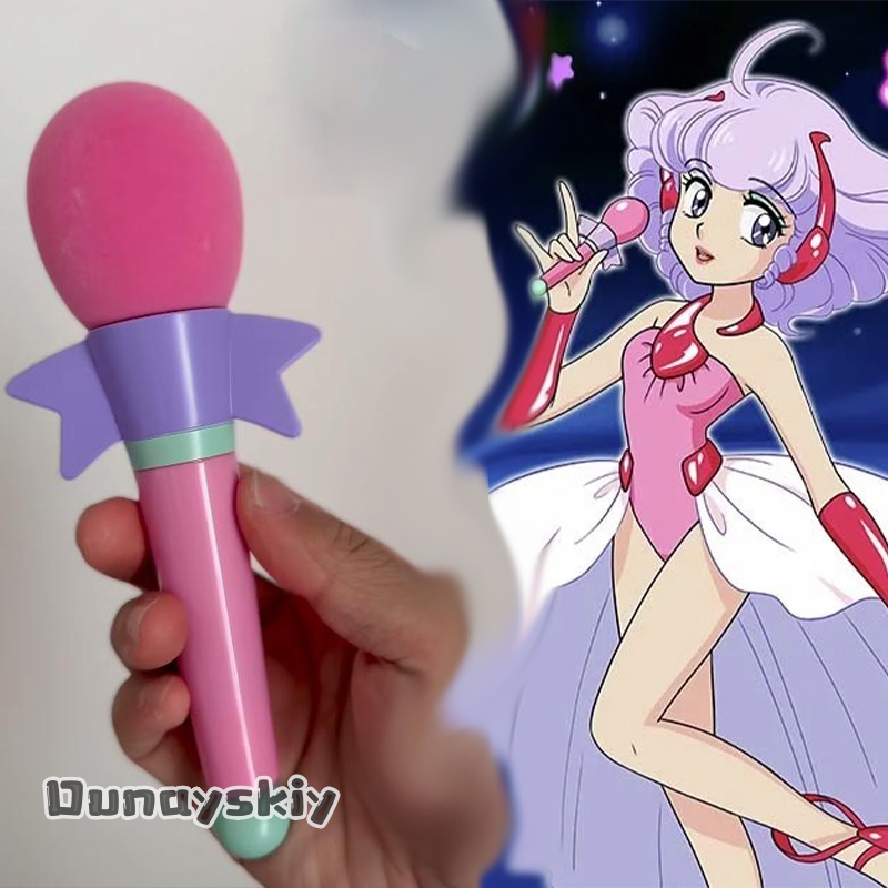 Magic Tricks - かわいいアイドルマミ 3D ポリ乳酸マイク小道具ピンクのリボン Dunayskiy@s 光らないハロウィンコス魔法アニメ天使コスプレ