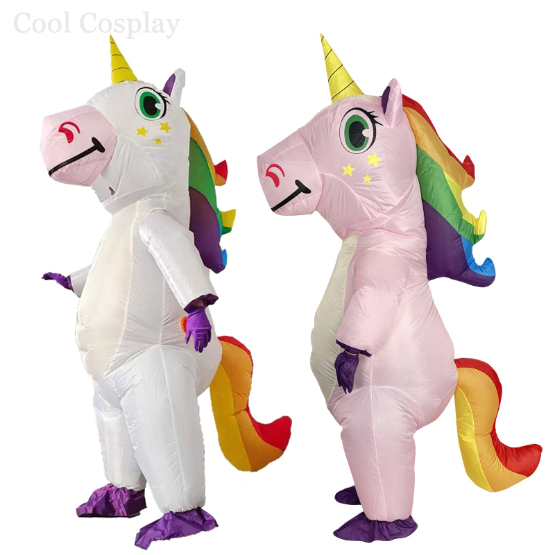 Inflatable Dinosaur Costume Adult - 大人用ユニコーン恐竜ウサギインフレータブルコスチューム動物ロールプレイング衣装ハロウィンパーティーパフォーマンスウェアフェスティバル衣装