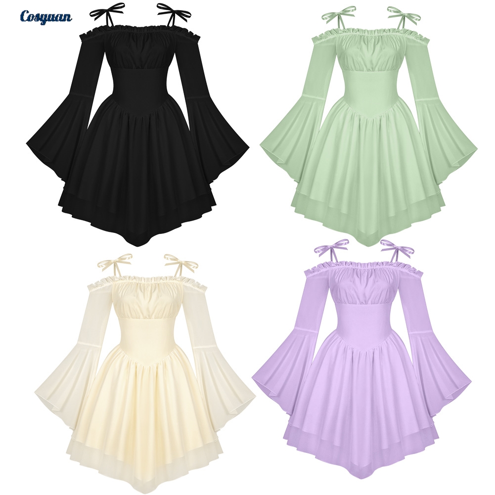 Medieval Renaissance Dress Women - 中世ルネッサンスコスプレドレス服女性大人パーティー変装ロールプレイ女性ハロウィン衣装カーニバル衣装スーツ