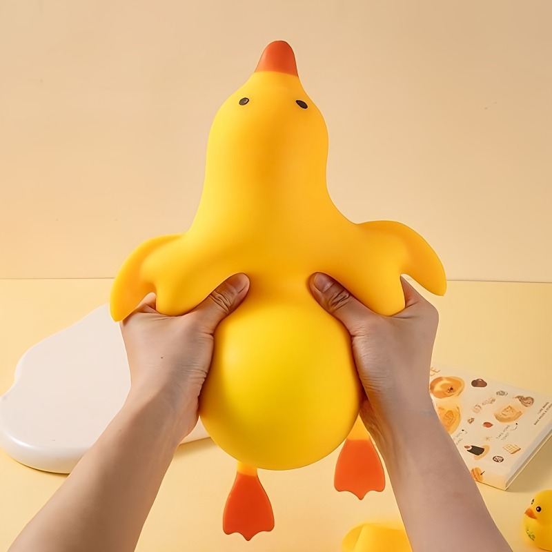 Novelty Gifts - スクイッシーな抗ストレスアヒルフィジェットトイ、かわいいガチョウの動物型ベントトイ、子供と大人のための減圧ストレッチトイ、友達への最高の贈り物