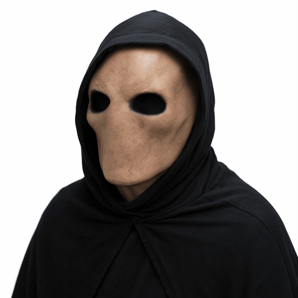 Latex Alien Mask Realistic - 顔のない男 ハロウィン スレンダーマン マスク ドレスアップ リアルなエイリアン