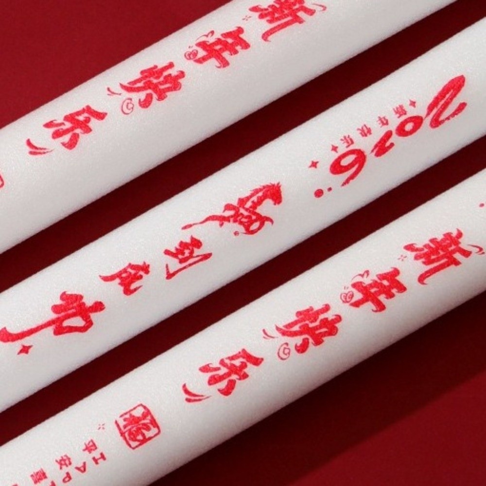 Flashing Led Foam Sticks Party - 雰囲気演出用カラフルスポンジグロースティック 2026年新年用手持ちフォームグリッタースティック フラッシュLEDグロースティック 誕生日パーティー