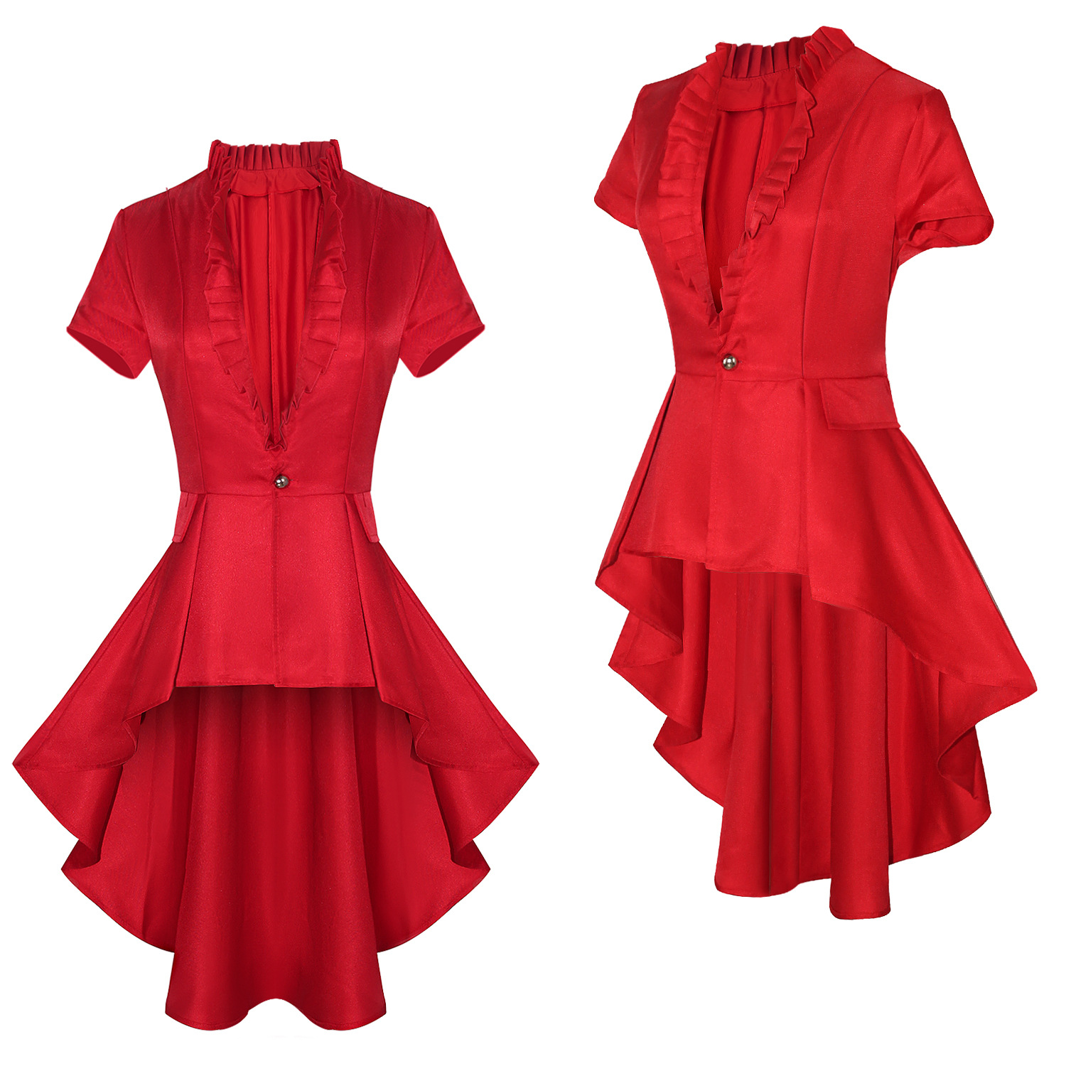女性用ルネサンスコスチューム スチームパンク 中世風テールコ - Medieval Renaissance Dress Women のレビューと価格