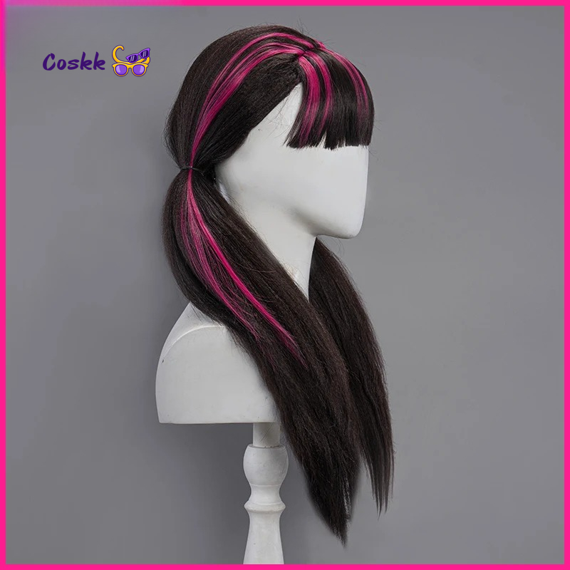 ドラキュララーア コスプレウィッグ ロングヘア 60CM ロ - Anime Cosplay Wig Heat Resistant のレビューと価格