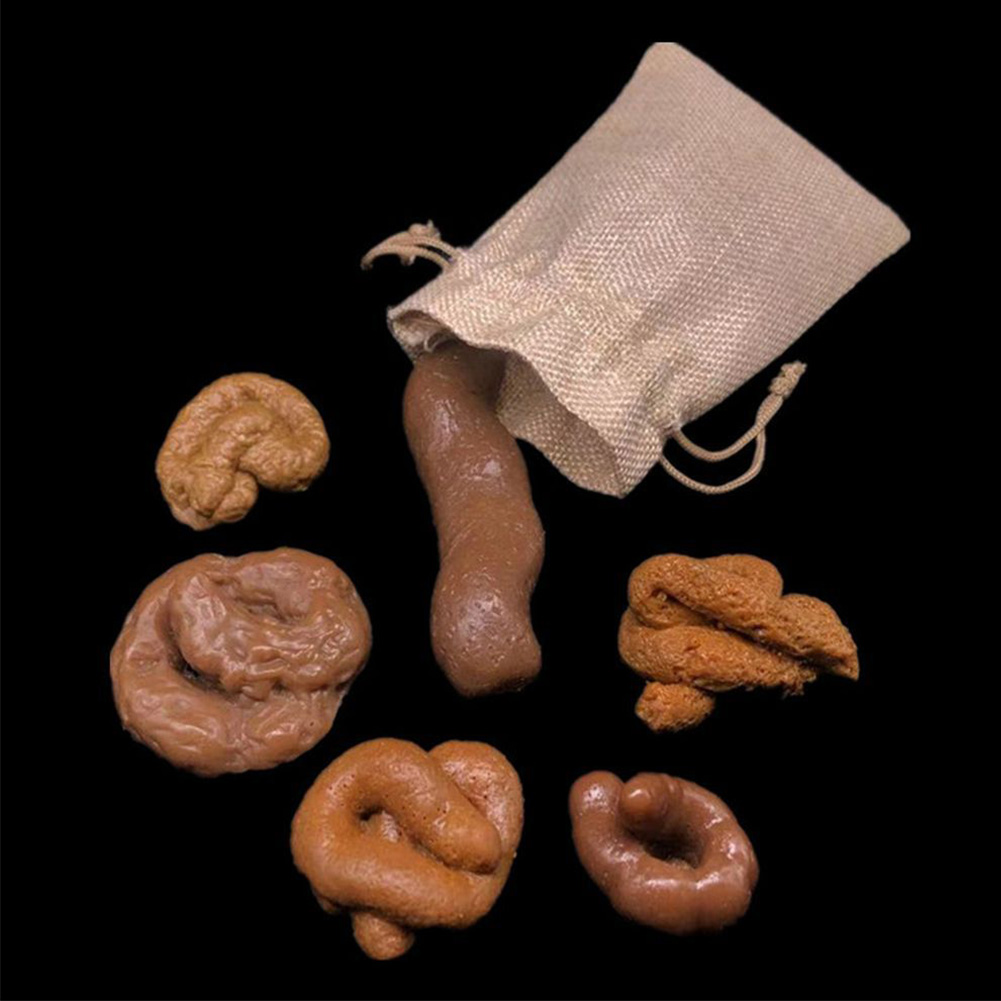 6個セット うんち型 いたずらグッズ 異なる形 シミュレーシ - Fake Poop Gag Gift のレビューと価格