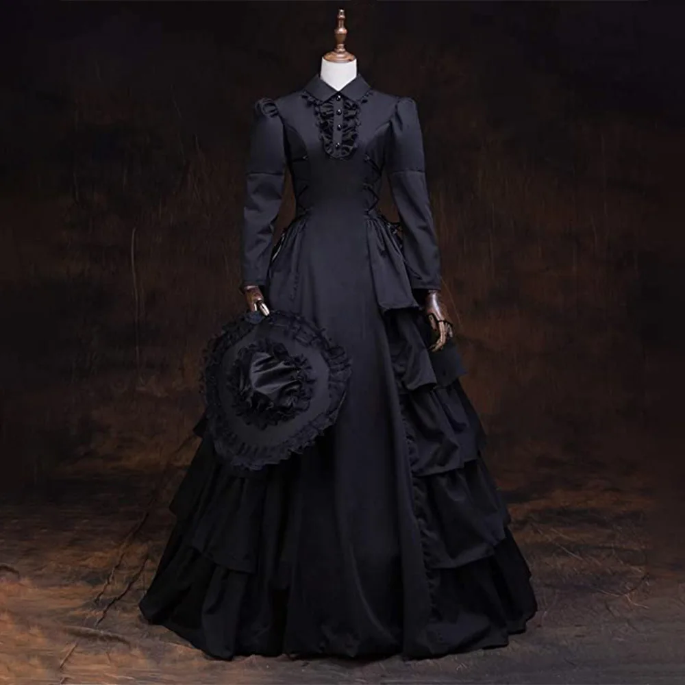 中世ビクトリア朝のレトロプリンセスコスプレ衣装女性用ハロウィ - Medieval Renaissance Dress Women のレビューと価格