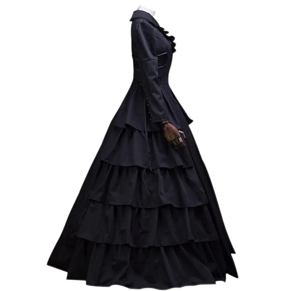 中世ビクトリア朝のレトロプリンセスコスプレ衣装女性用ハロウィ - Medieval Renaissance Dress Women のレビューと価格