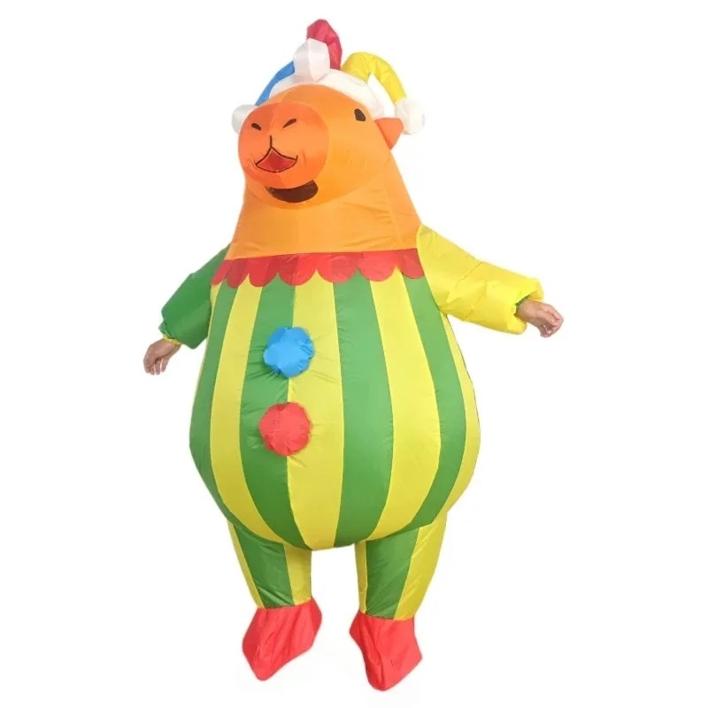 ノベルティカピバラのインフレータブルコスチューム、面白いピエ - Costumes のレビューと価格