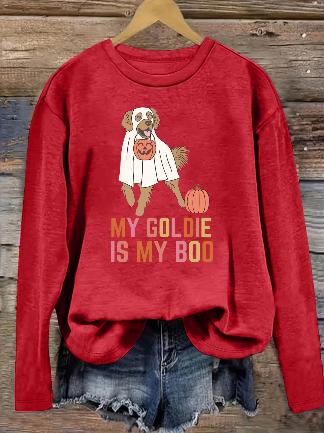 レディースカジュアル長袖クルーネックTシャツ「My Gold - Costumes のレビューと価格