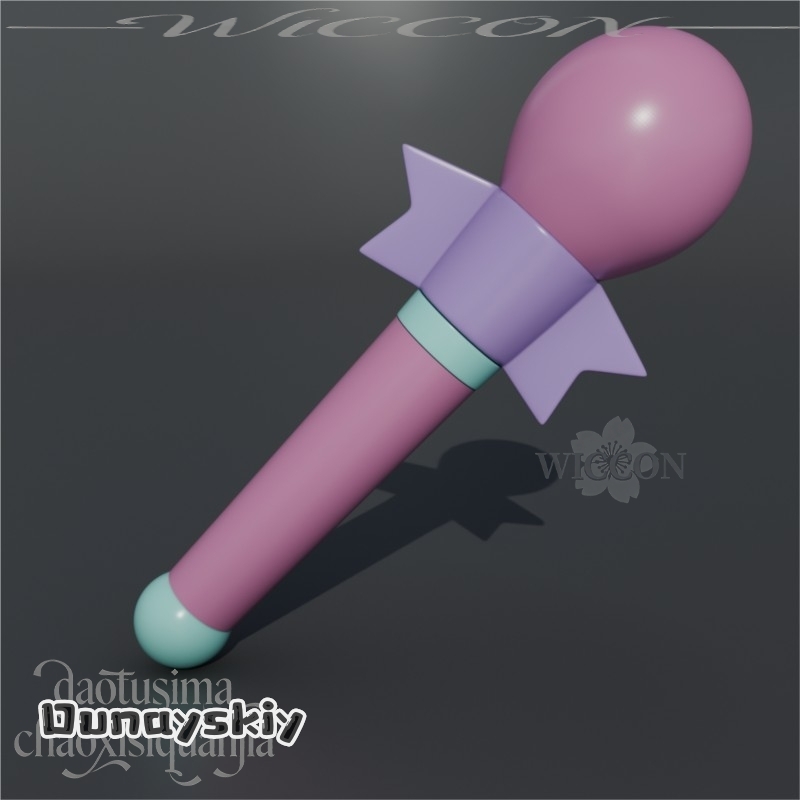 かわいいアイドルマミ 3D ポリ乳酸マイク小道具ピンクのリボ - Magic Tricks のレビューと価格