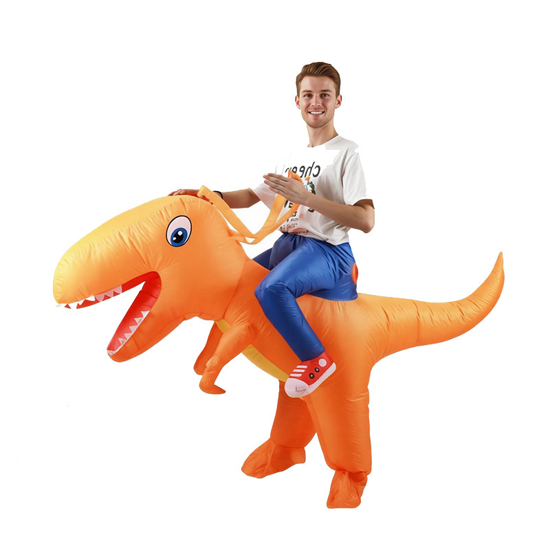 大人用ユニコーン恐竜ウサギインフレータブルコスチューム動物ロ - Inflatable Dinosaur Costume Adult のレビューと価格