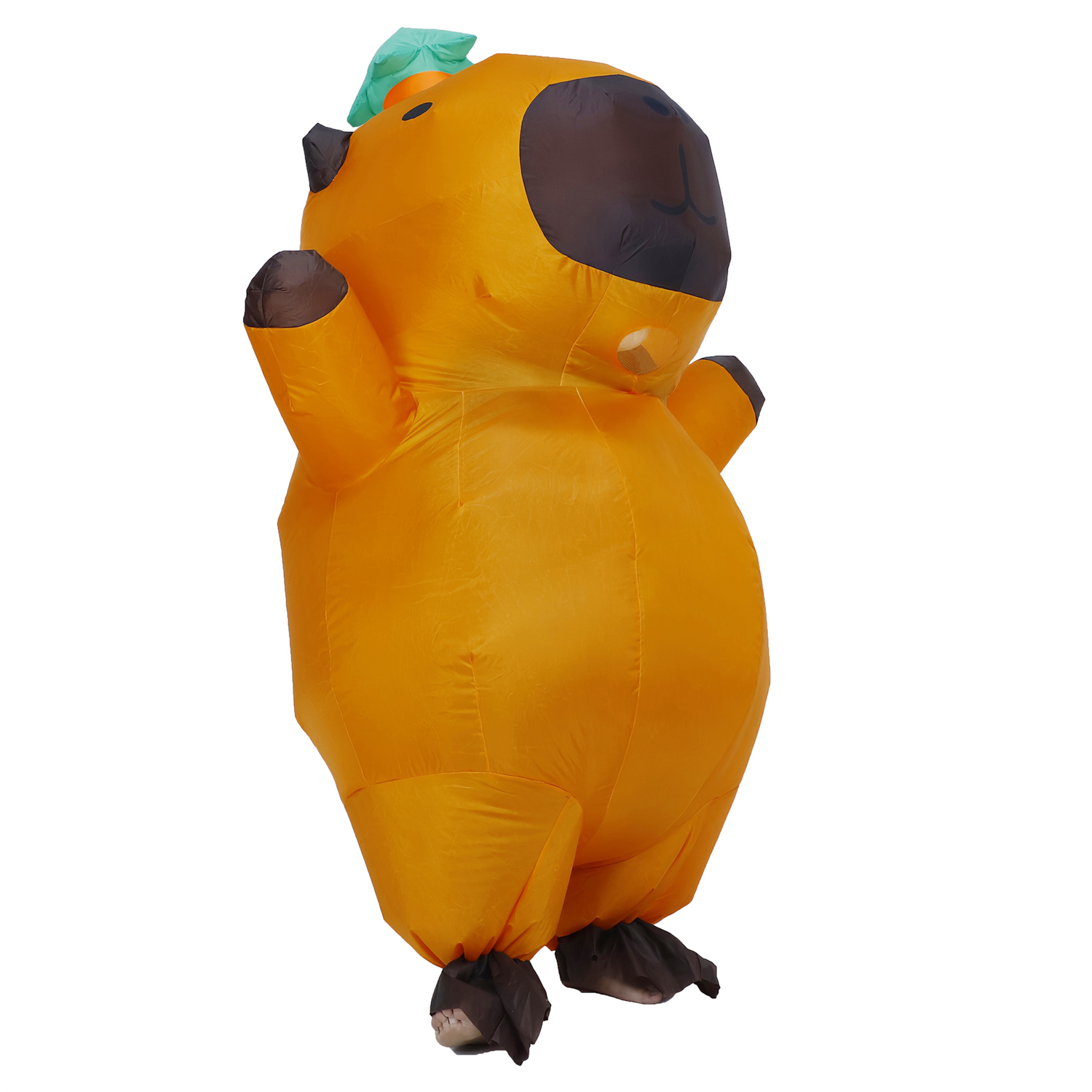 漫画カピバラ衣装インフレータブル大人のファンシーハロウィンコ - Inflatable Dinosaur Costume Adult のレビューと価格