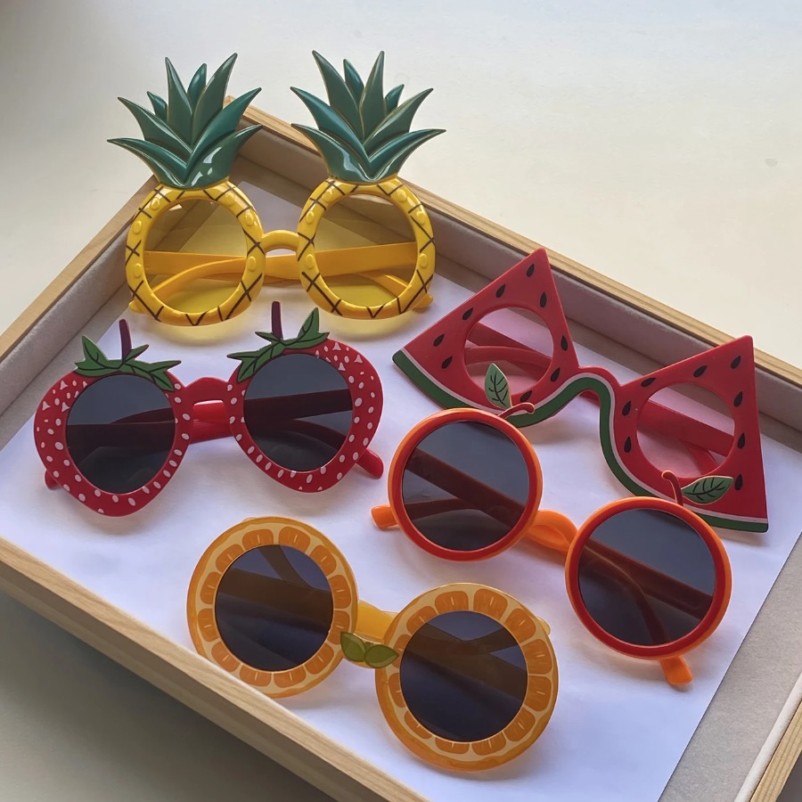 1-24 個フルーツ眼鏡パイナップルサングラスルアウパーティ - Glow In The Dark Party Glasses のレビューと価格