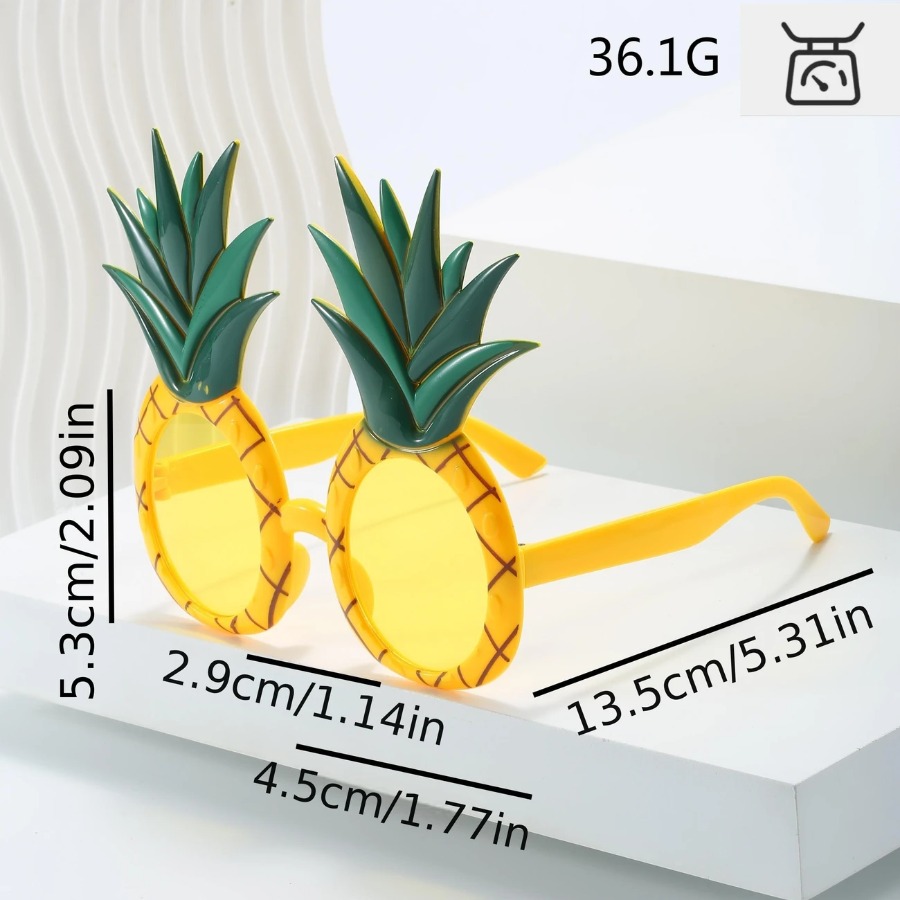 1-24 個フルーツ眼鏡パイナップルサングラスルアウパーティ - Glow In The Dark Party Glasses のレビューと価格