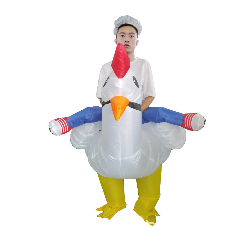 ビッグバードサメ象白鶏バスタブトイレコスプレインフレータブル - Inflatable Dinosaur Costume Adult のレビューと価格