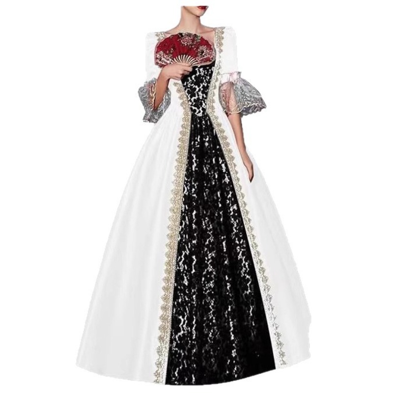 S-5XL 女性用 新中世ルネサンス ヴィクトリア朝 宮廷ド - Costumes のレビューと価格
