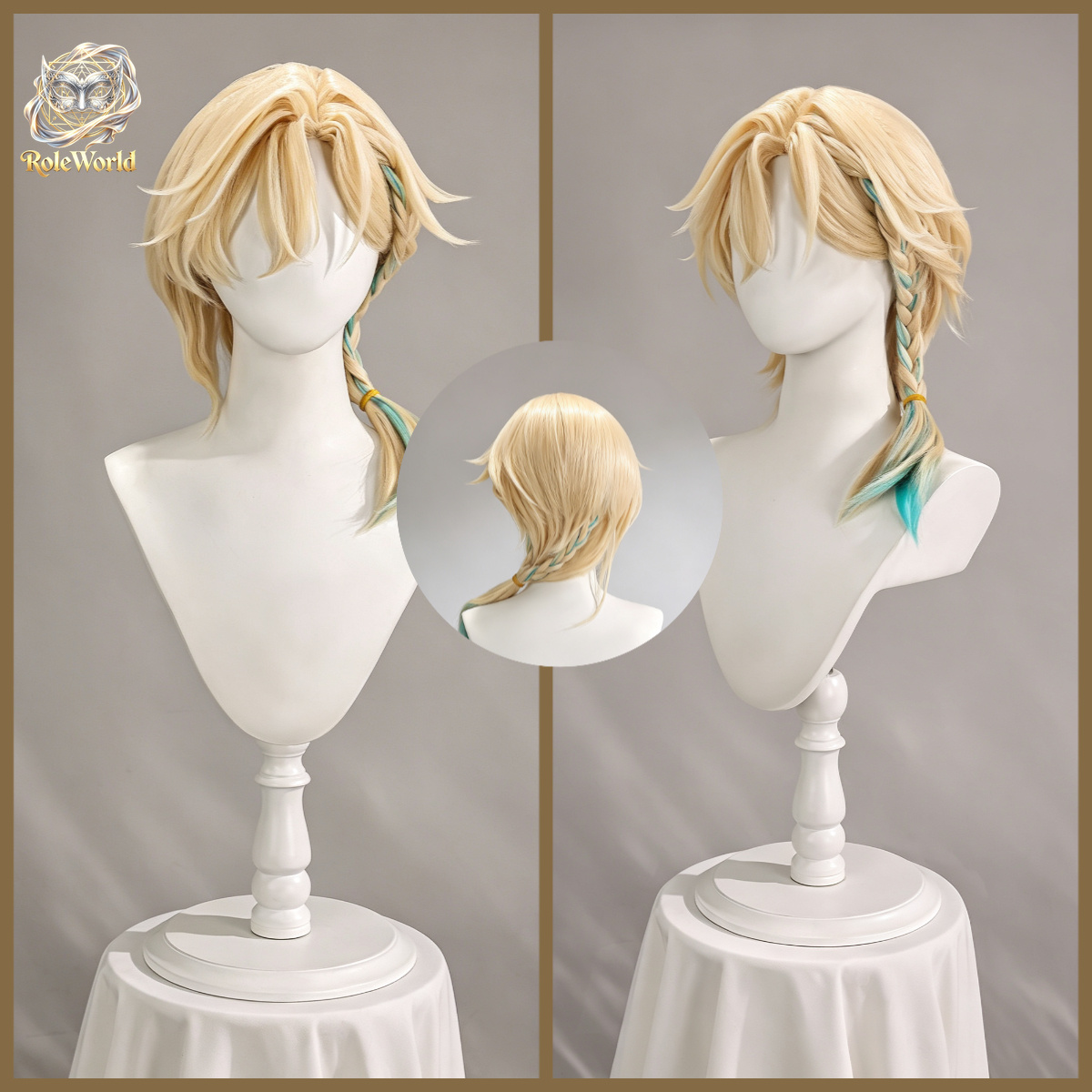 Honkai スターレール アベンチュリン ウェーブ ドラマ - Anime Cosplay Wig Heat Resistant のレビューと価格