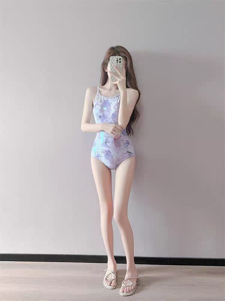 フェアリースタイル三角カットアウトワンピース水着2026蝶柄 - Costumes のレビューと価格