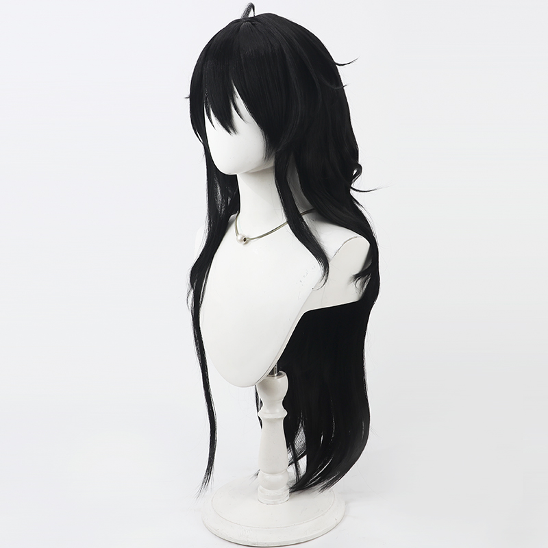 桐ヶ原蓮 コスプレウィッグ Vtuber 黒ロング人工毛 耐 - Anime Cosplay Wig Heat Resistant のレビューと価格
