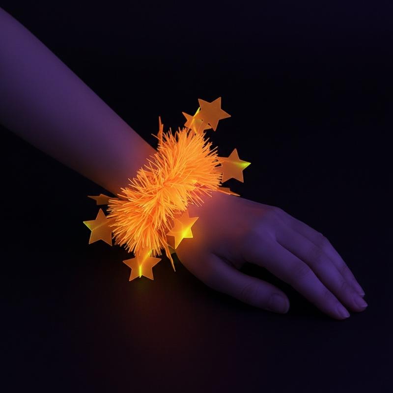 ネオングロースターレイセット UV反応ハワイアンレイとブレス - Glow In The Dark Party Glasses のレビューと価格
