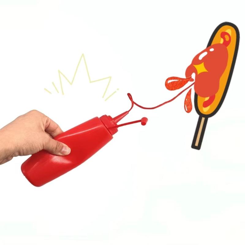 面白いいたずらケチャップボトル 実用的なジョーク トマトソー - Prank Toys のレビューと価格