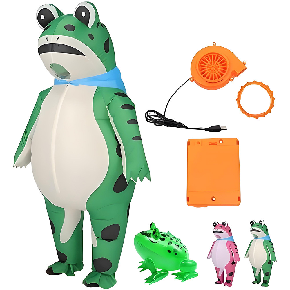 ZOETOPKID インフレータブルカエルコスプレコスチュー - Costumes のレビューと価格