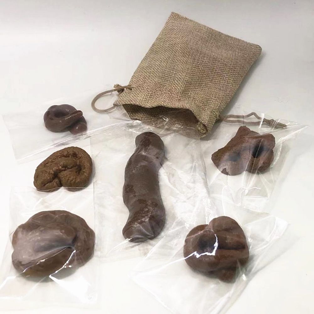 6個入りジョークグッズ　ストレス解消グッズ　リアルな偽うんち - Fake Poop Gag Gift のレビューと価格