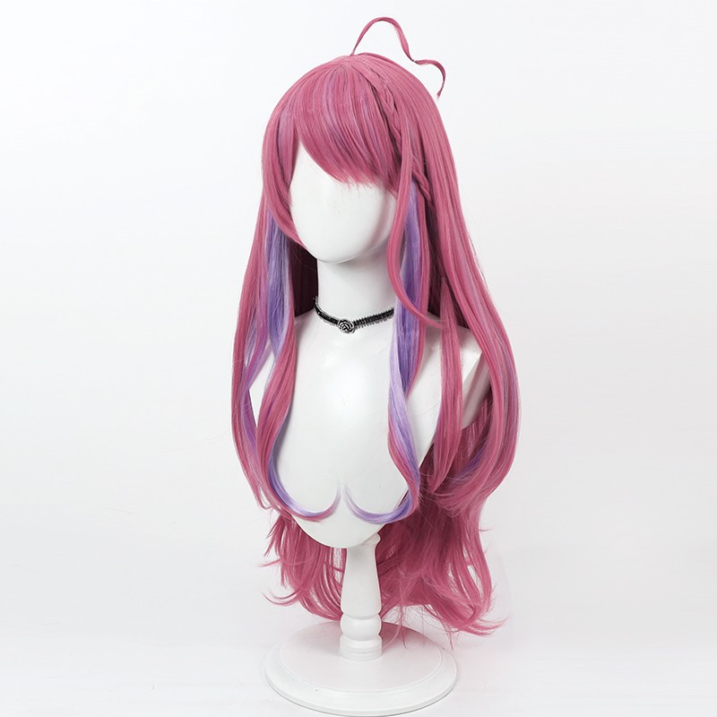 くらもちめると コスプレウィッグ Vtuber ピンクパープ - Anime Cosplay Wig Heat Resistant のレビューと価格