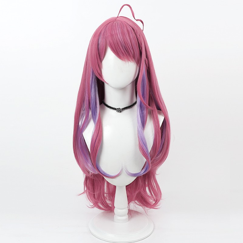 くらもちめると コスプレウィッグ Vtuber ピンクパープ - Anime Cosplay Wig Heat Resistant のレビューと価格
