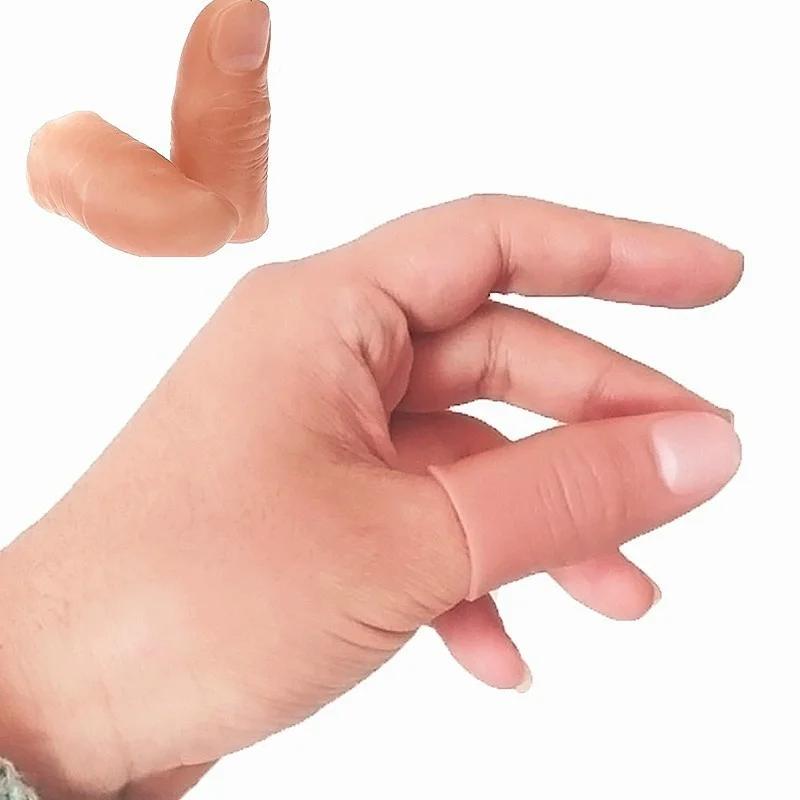 5個/セット 偽物 ソフトサムチップ 指クローズアップ ステ - Thumb Tip Magic Trick Set のレビューと価格