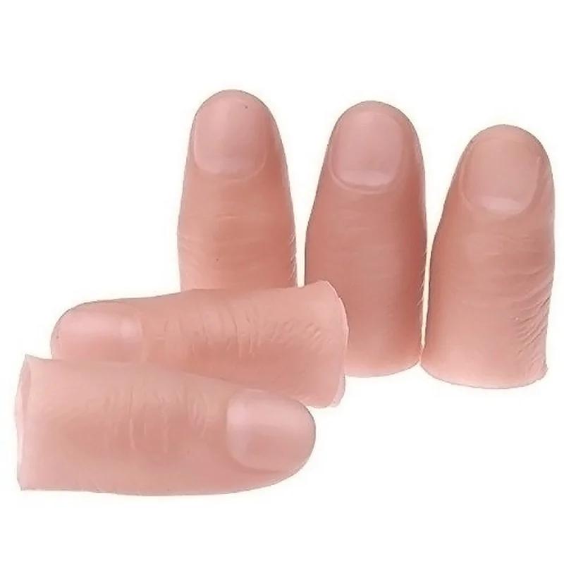 5個/セット 偽物 ソフトサムチップ 指クローズアップ ステ - Thumb Tip Magic Trick Set のレビューと価格
