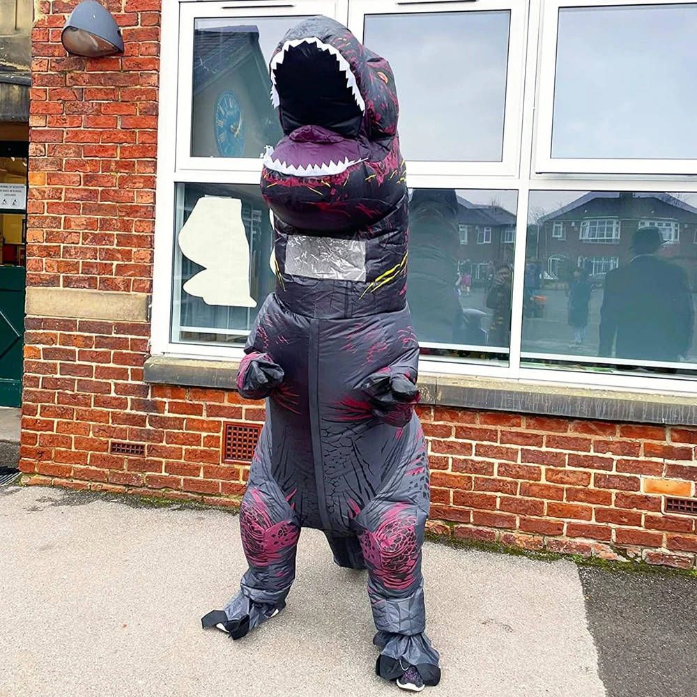 ティラノサウルス インフレータブル恐竜コスチューム T-re - Inflatable Dinosaur Costume Adult のレビューと価格