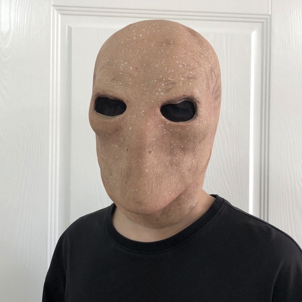 顔のない男 ハロウィン スレンダーマン マスク ドレスアップ - Latex Alien Mask Realistic のレビューと価格