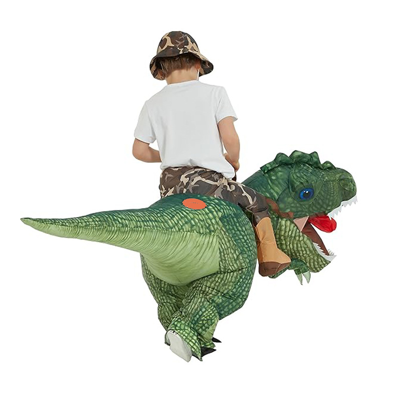 最新の売れ筋商品、空気注入式のティラノサウルスレックスの着ぐ - Inflatable Dinosaur Costume Adult のレビューと価格