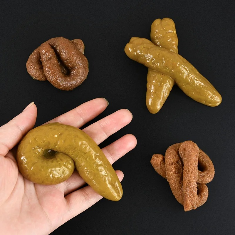 リアルなたわごと安全で柔らかいプラスチック偽うんち面白いトリ - Fake Poop Gag Gift のレビューと価格