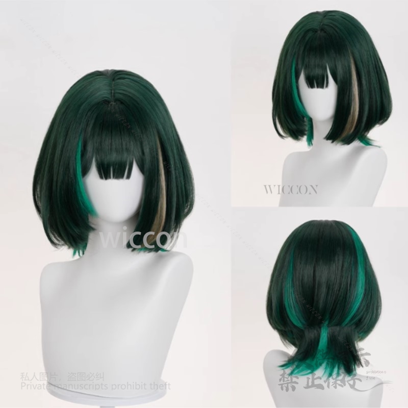アニメゲーム原神インパクト新ネフェル耐熱人工毛現実的な頭皮か - Anime Cosplay Wig Heat Resistant のレビューと価格