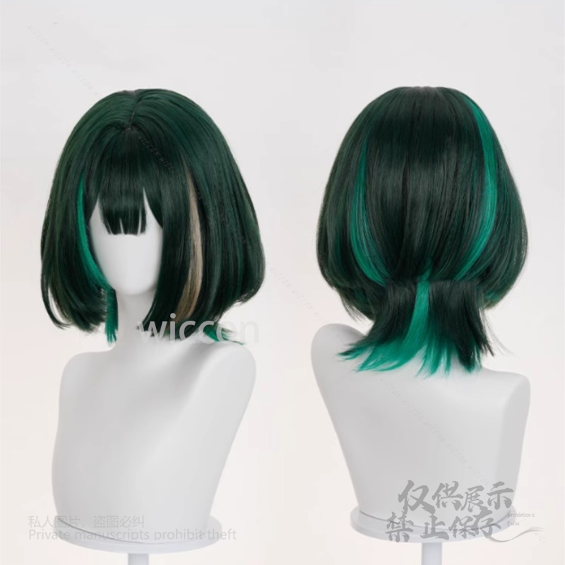 アニメゲーム原神インパクト新ネフェル耐熱人工毛現実的な頭皮か - Anime Cosplay Wig Heat Resistant のレビューと価格